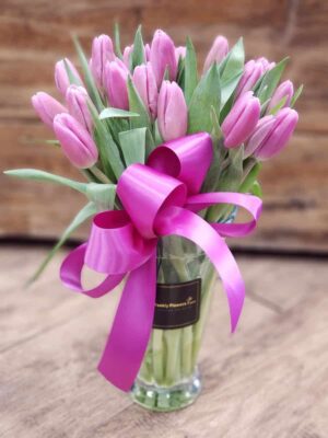 20 Tulips in a vase