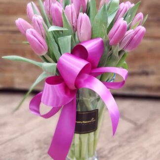 20 Tulips in a vase