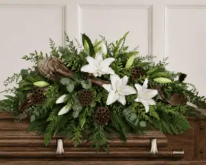 Rustic Casket Spray