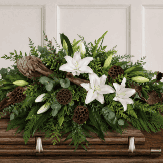 Rustic Casket Spray