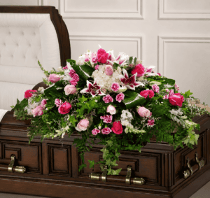 Stargazer Casket Spray