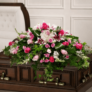 Stargazer Casket Spray