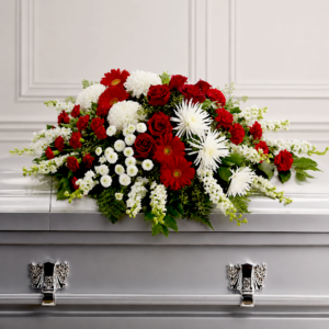 Strength and Wisdom Casket Spray