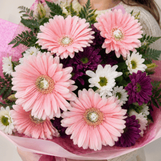 Glittered Gerbera Fantasy