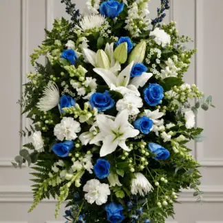Blue Rose Standing Spray
