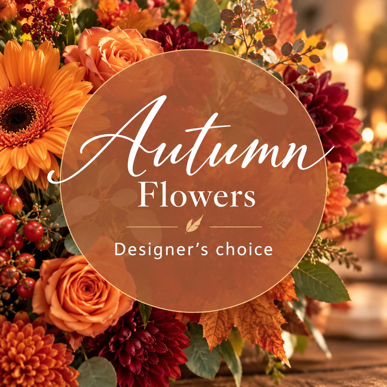 Autumn Cut Flowers, Designer's Choice