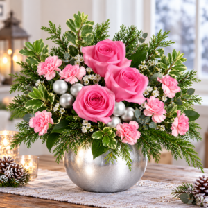 Pink Frost Arrangement