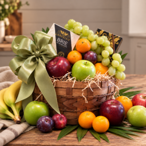 Cheese, Fruit and Crackers
