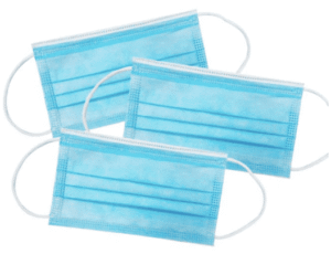 Blue Disposable Face Mask - 50 masks