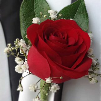 Classic Rose Boutonniere