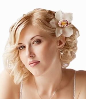 Cymbidium hair corsage