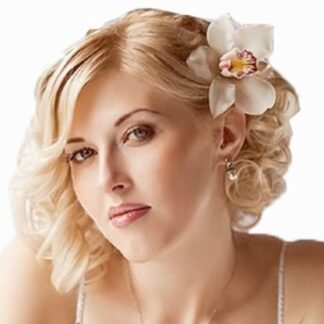Cymbidium hair corsage