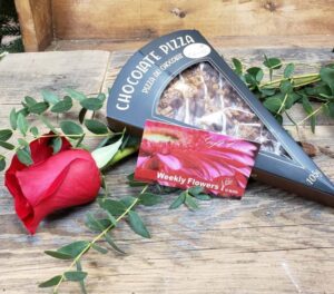 Gift Card and Chocolate Pizza