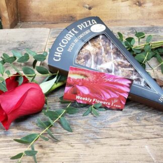 Gift Card and Chocolate Pizza