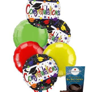 Grad Balloon Bouquet & Chocolates