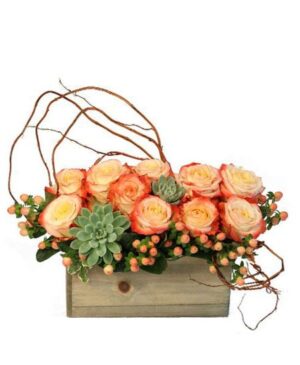 Lover's Sunrise Modern Arrangement
