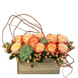 Lover's Sunrise Modern Arrangement