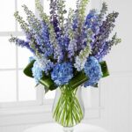 Luxury Delphinium & Hydrangea Vase