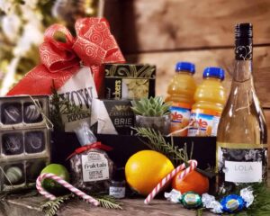 Mimosa & Goodies Basket
