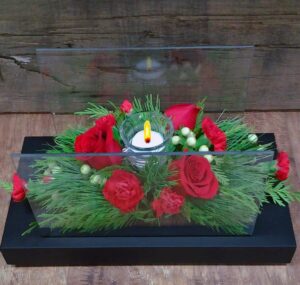 Modern fireside centrepiece