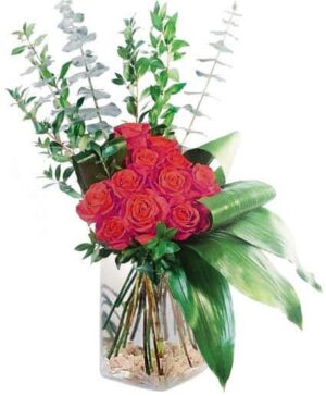 Modern Rose Arrangement