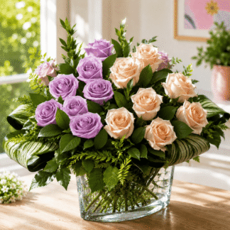 Peaceful & Peach Floral Design