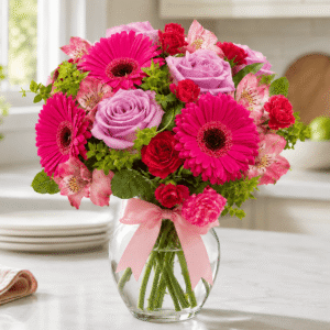 Pink Sapphire Vase