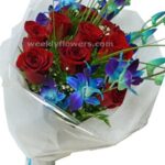 Roses with Orchids