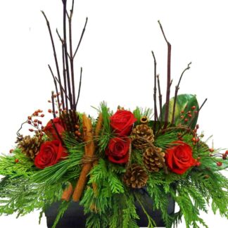 Rustic Christmas Centrepiece