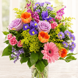 Spring flower vase