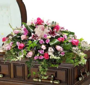 Stargazer Casket Spray
