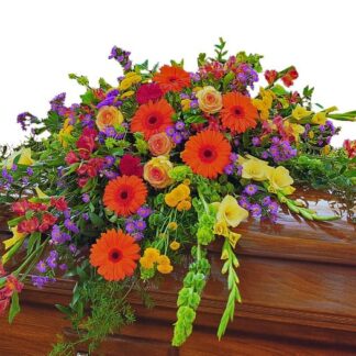Summer Sentiments Casket Spray