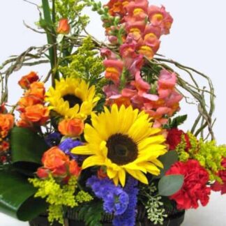 Sunflower Basket