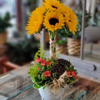 Sunflower Topiary
