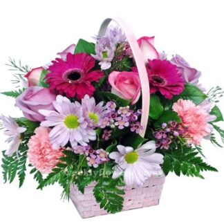 Sweet pea basket