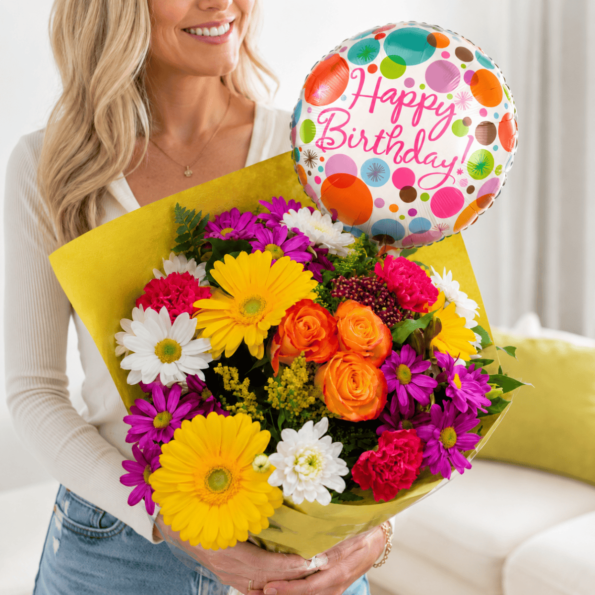 The Combo - Balloon & Flowers
