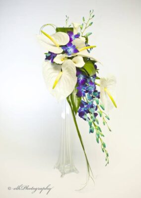 Tropical brides bouquet