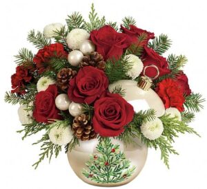 Twinkling Ornament arrangement